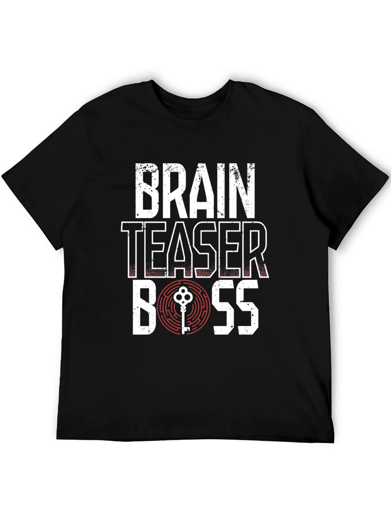 Brain Teaser Boss Graphic T-Shirt - Puzzle Solver Tee