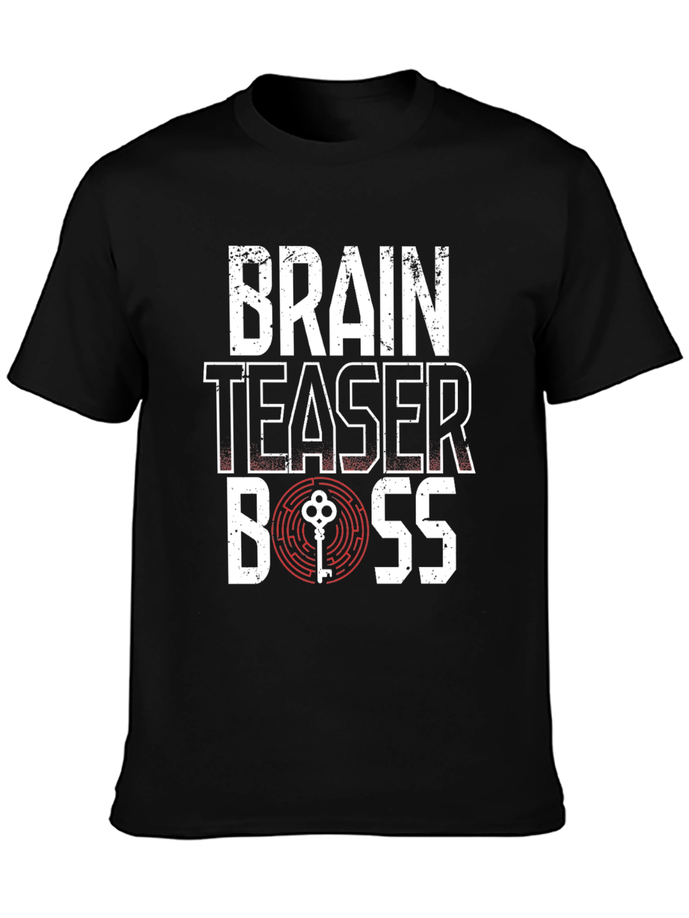 Brain Teaser Boss Graphic T-Shirt - Puzzle Solver Tee