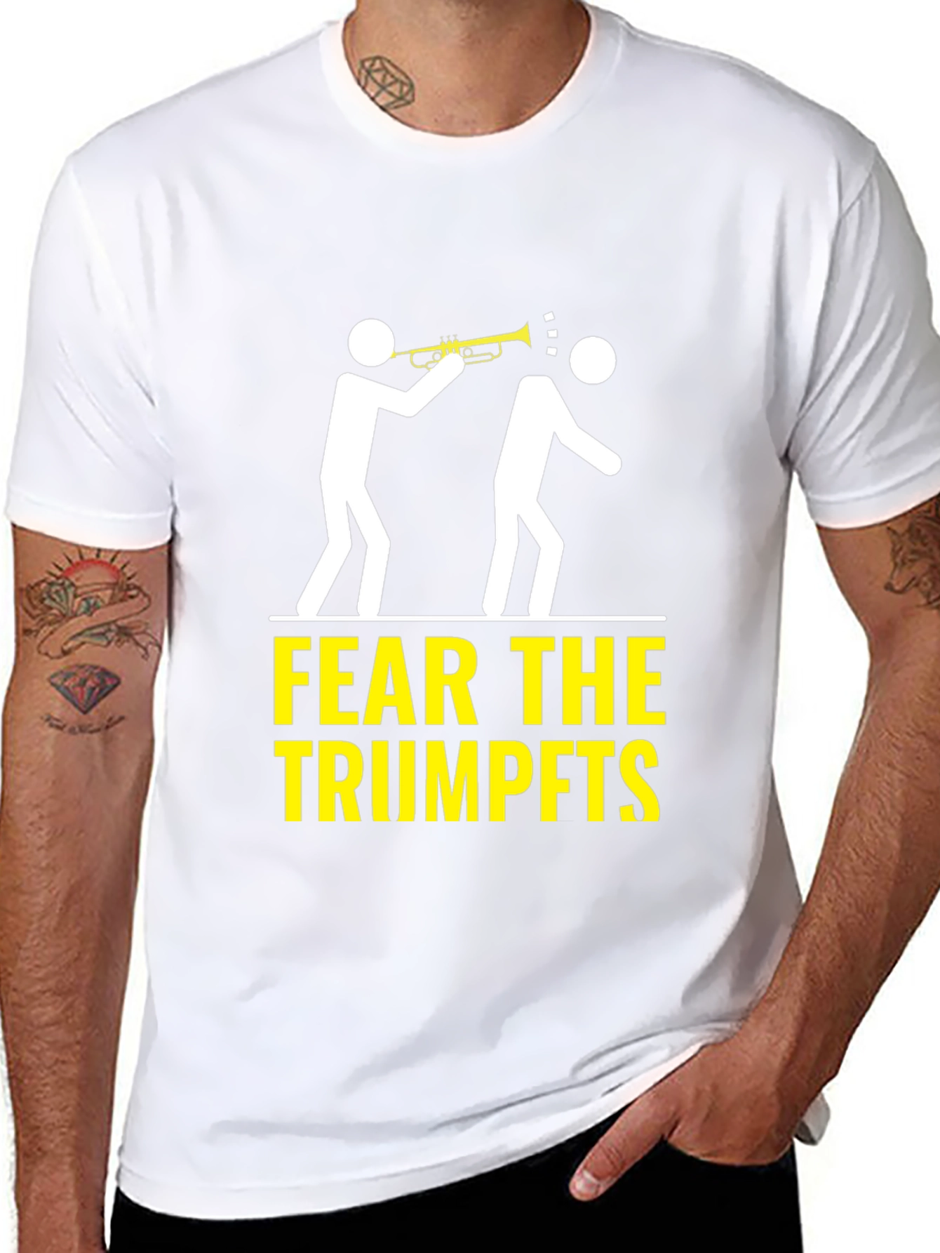Fear the Trumpets T-Shirt Funny Music Humor