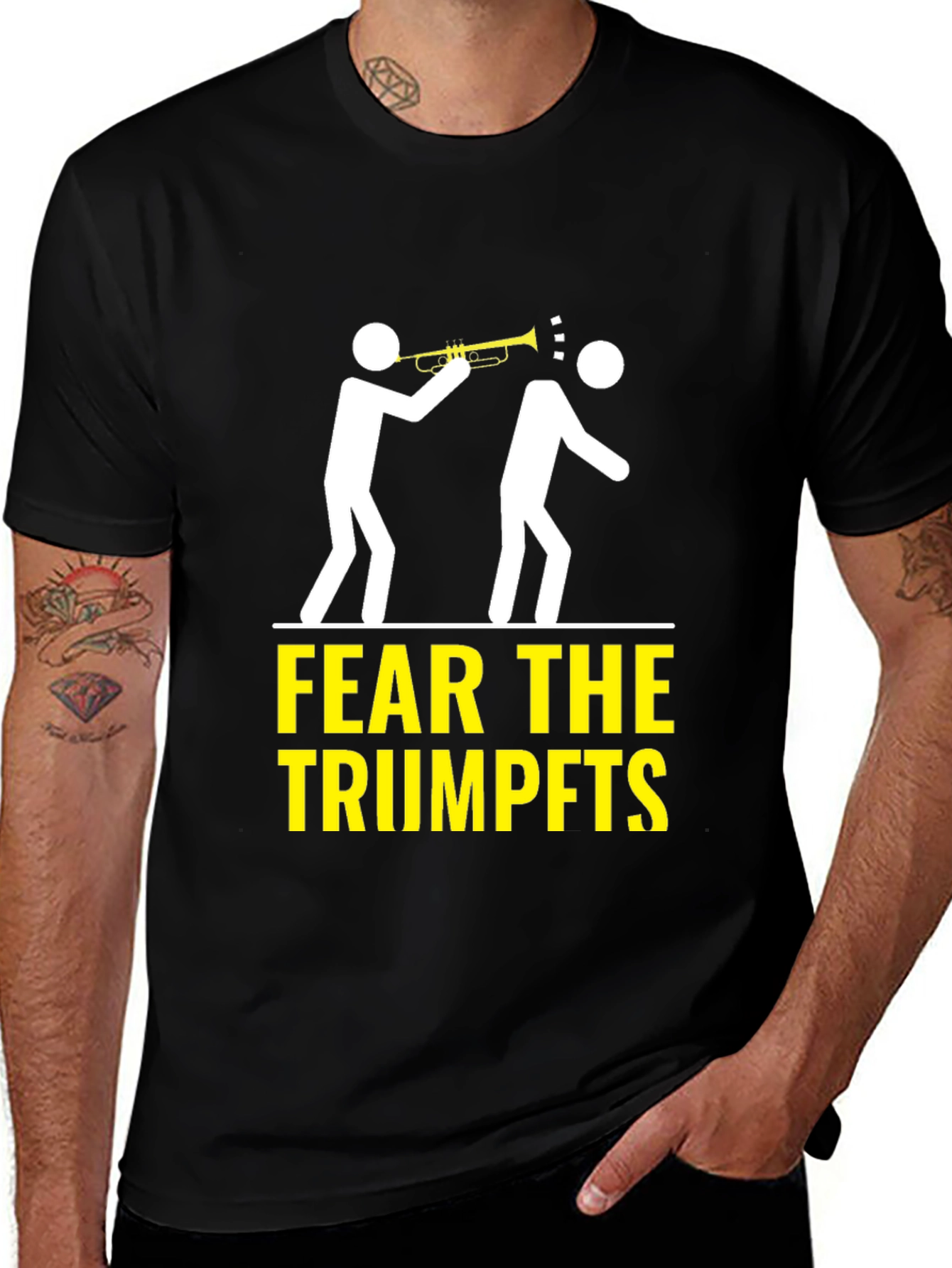 Fear the Trumpets T-Shirt Funny Music Humor