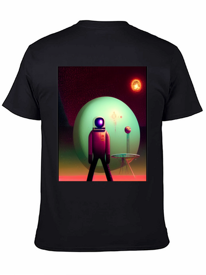 Astronaut on Alien Planet Graphic Tee