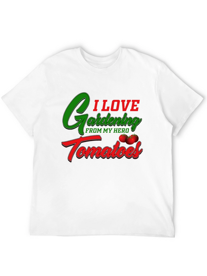 Gardening & Tomato Lover Black T-Shirt