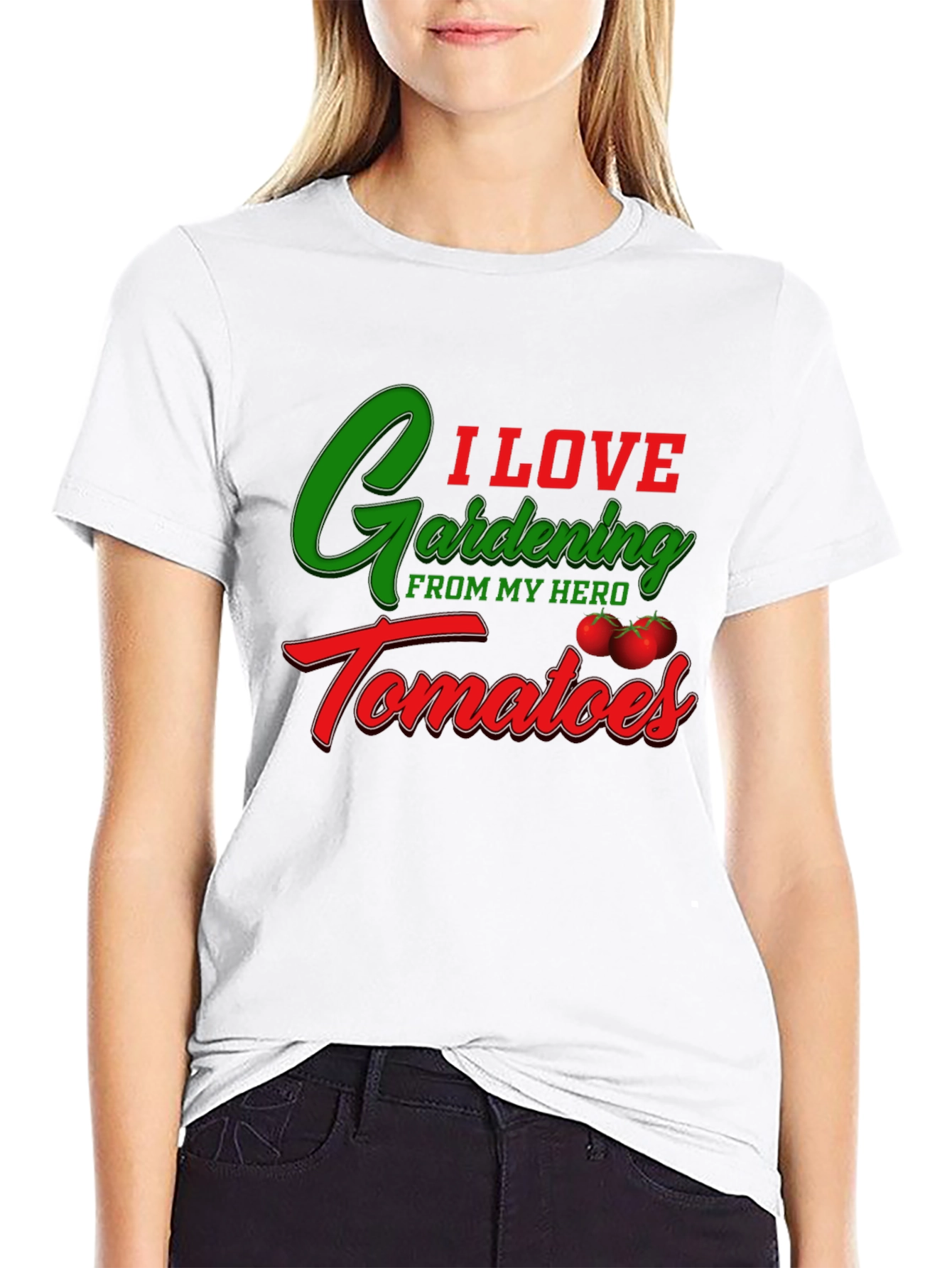 Gardening & Tomato Lover Black T-Shirt