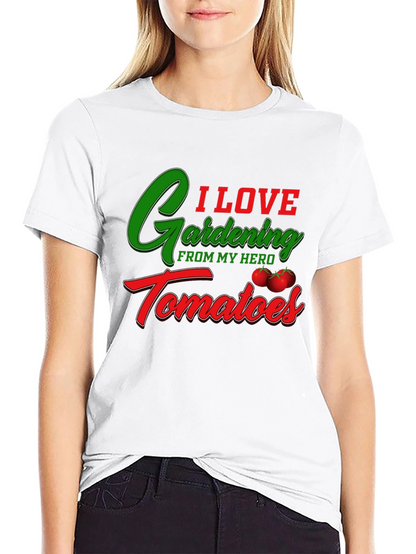 Gardening & Tomato Lover Black T-Shirt