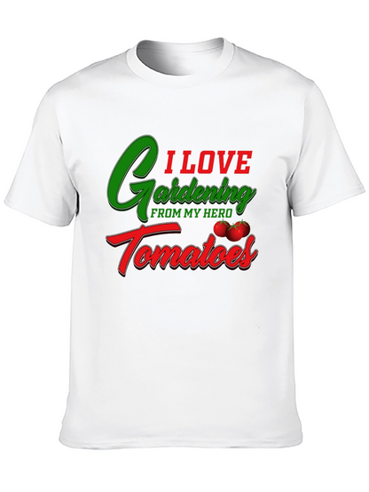 Gardening & Tomato Lover Black T-Shirt