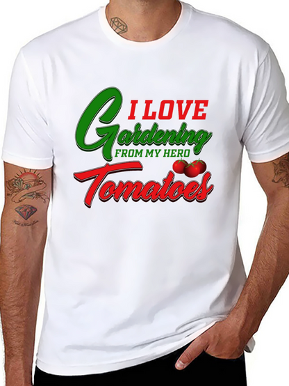 Gardening & Tomato Lover Black T-Shirt
