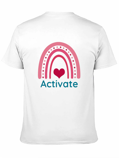 Activate Rainbow Heart Graphic Tee