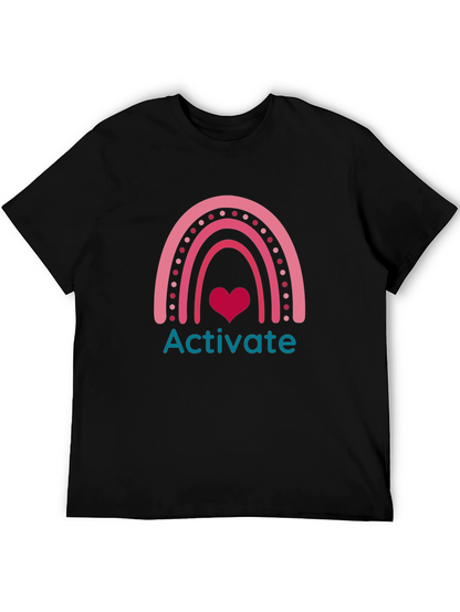 Activate Rainbow Heart Graphic Tee