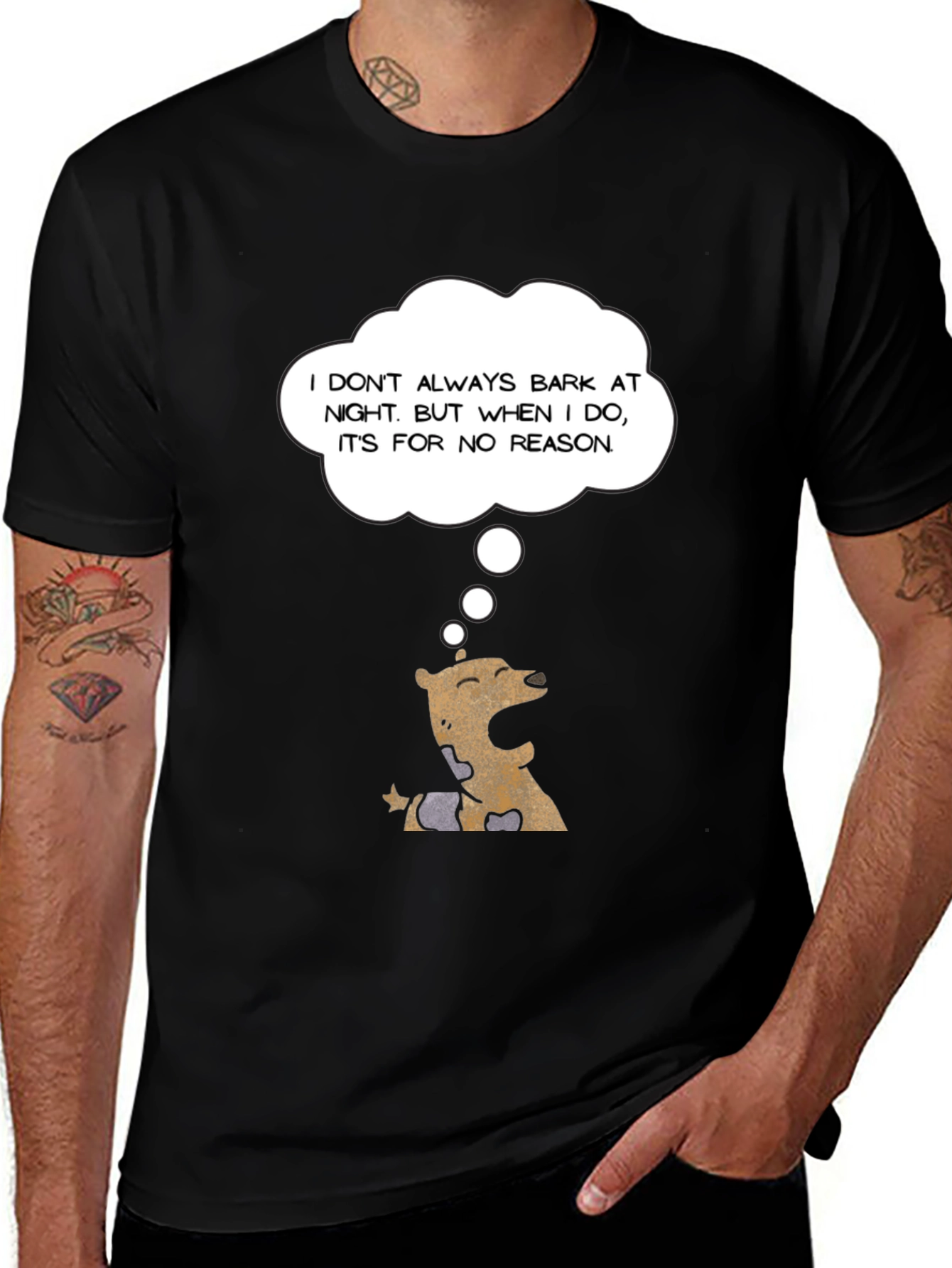 Humorous Dog Barking T-Shirt