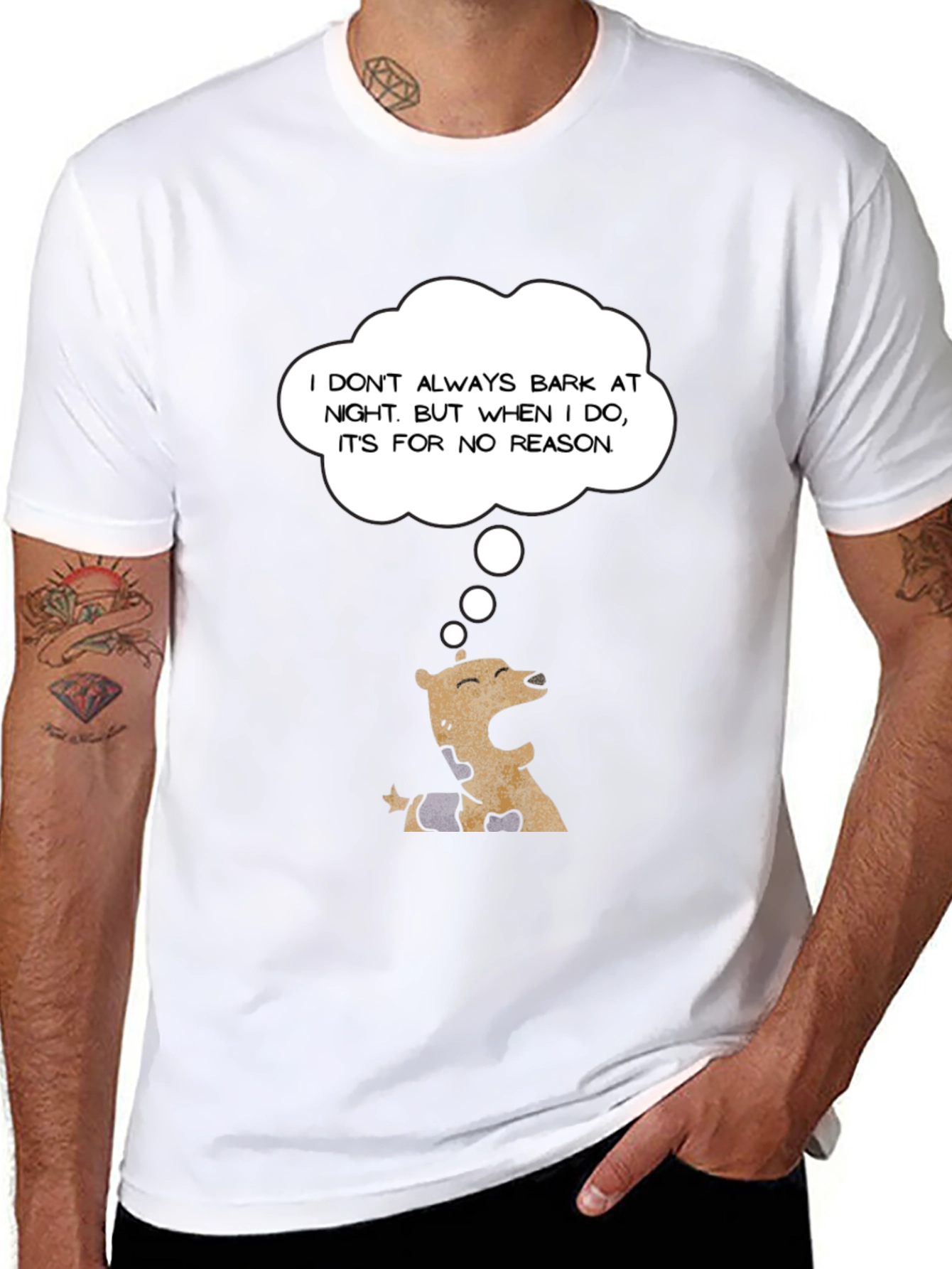 Humorous Dog Barking T-Shirt