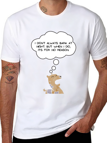 Humorous Dog Barking T-Shirt