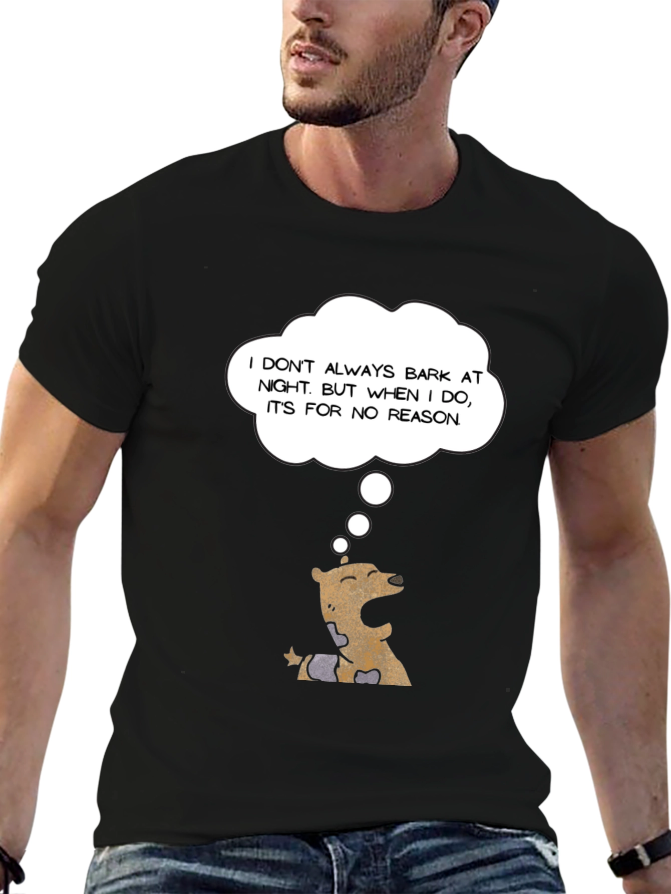 Humorous Dog Barking T-Shirt