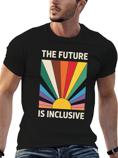 Inclusive Future Graphic Tee - Retro Pride Shirt