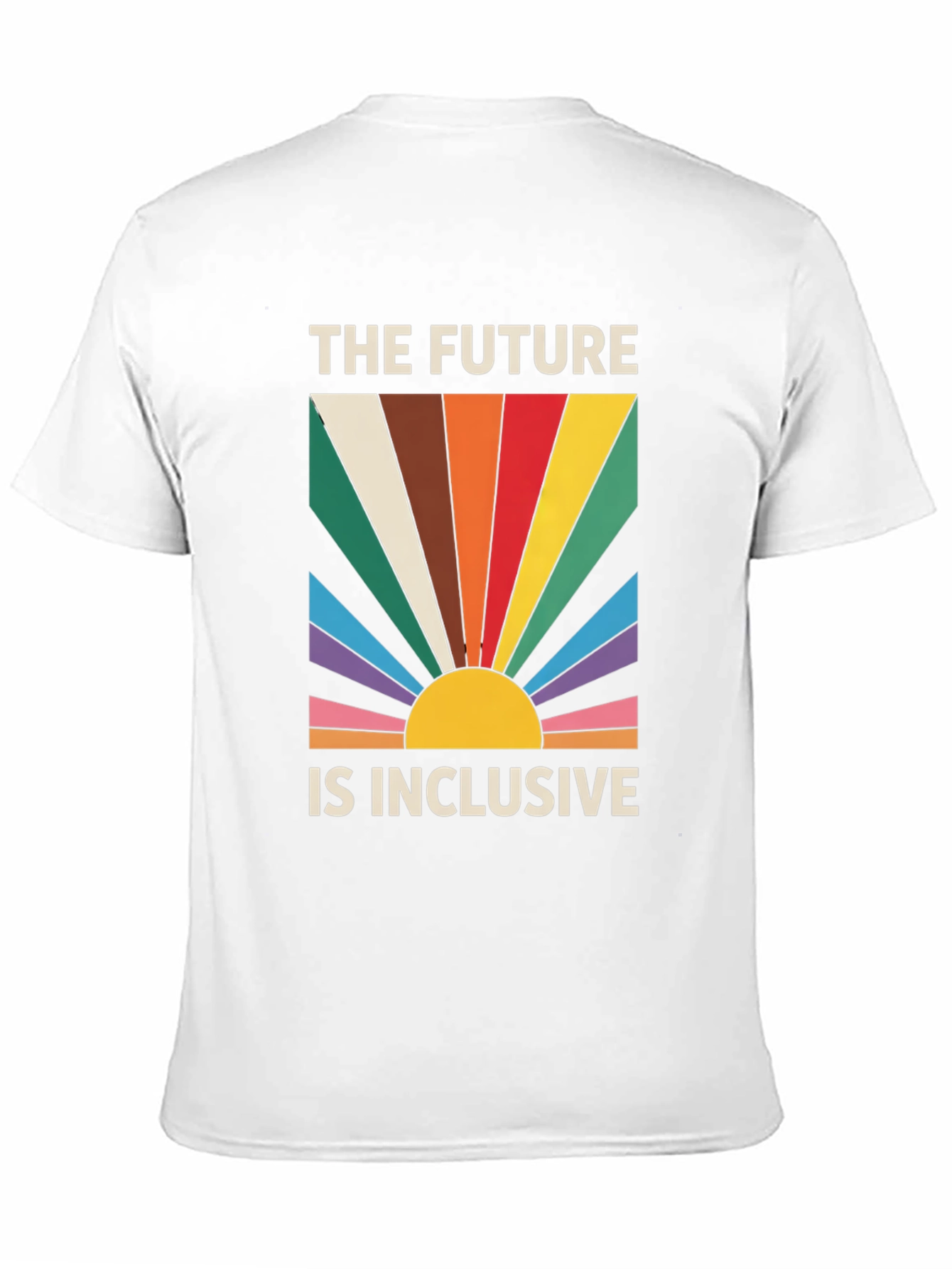 Inclusive Future Graphic Tee - Retro Pride Shirt