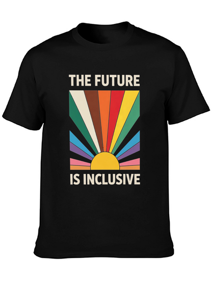 Inclusive Future Graphic Tee - Retro Pride Shirt