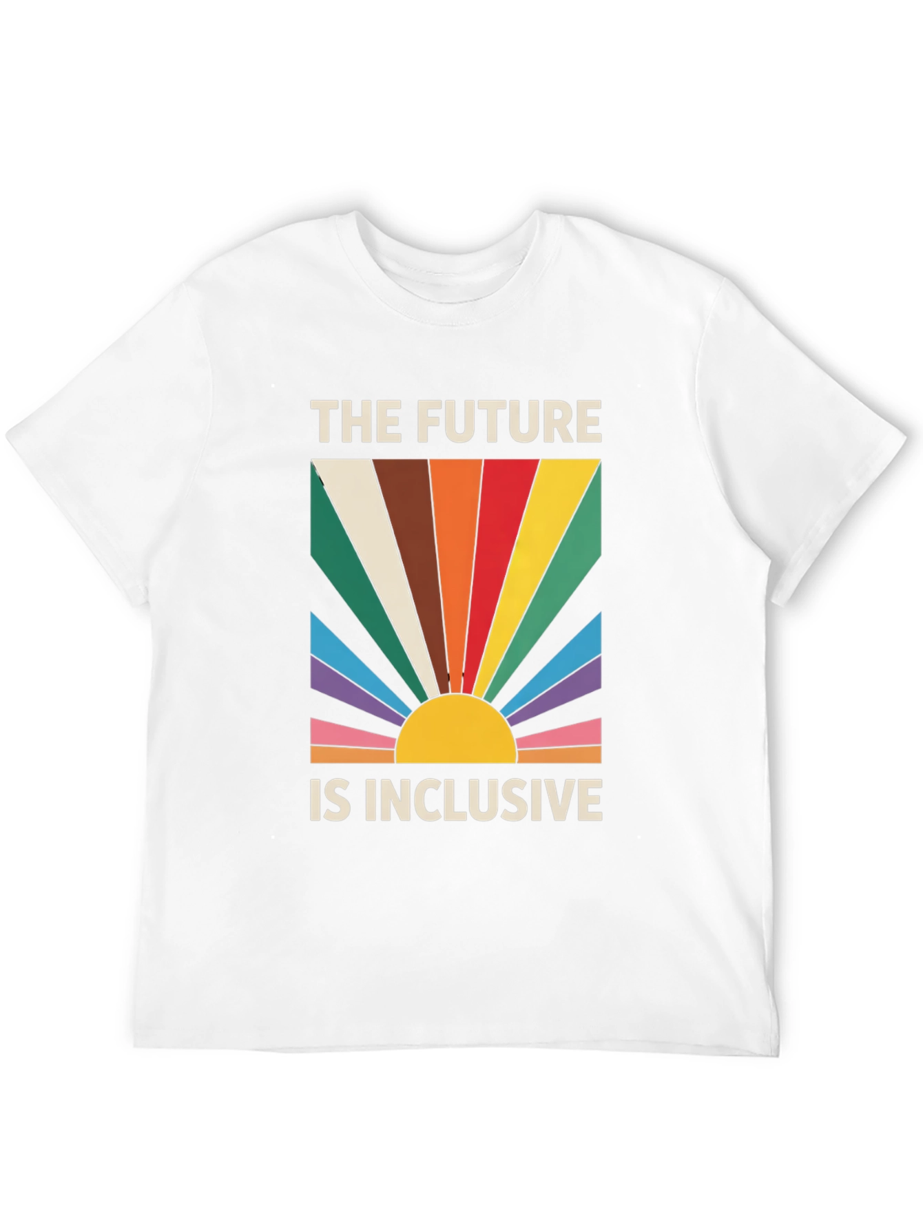 Inclusive Future Graphic Tee - Retro Pride Shirt