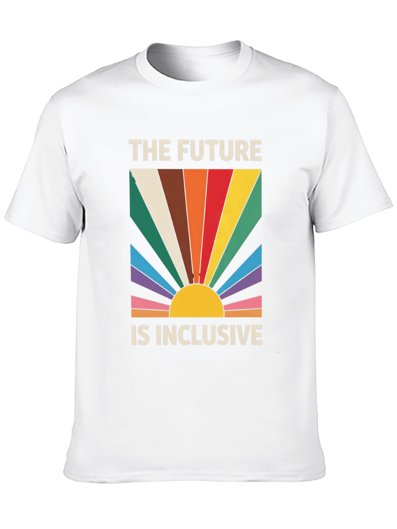 Inclusive Future Graphic Tee - Retro Pride Shirt