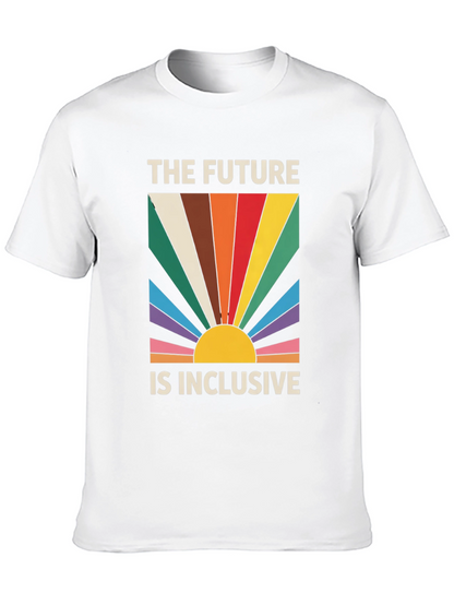 Inclusive Future Graphic Tee - Retro Pride Shirt