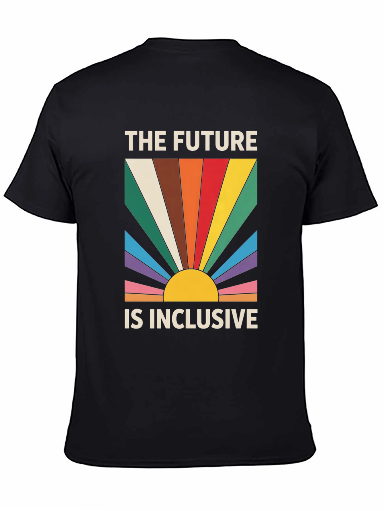 Inclusive Future Graphic Tee - Retro Pride Shirt