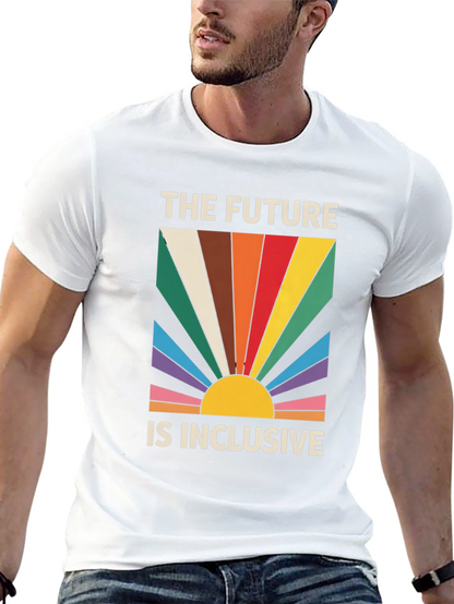 Inclusive Future Graphic Tee - Retro Pride Shirt