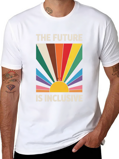 Inclusive Future Graphic Tee - Retro Pride Shirt