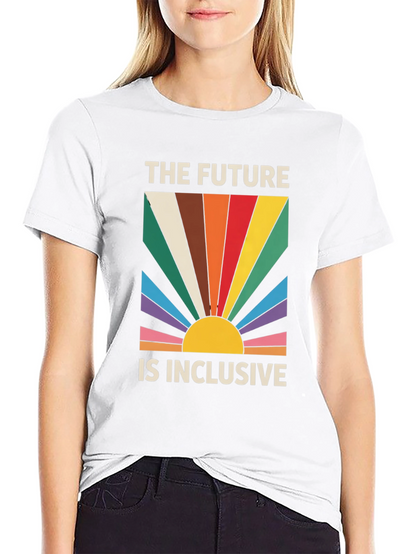 Inclusive Future Graphic Tee - Retro Pride Shirt