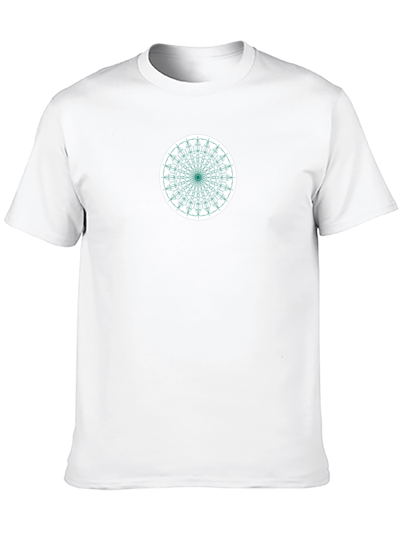 Geometric Mandala Graphic Tee - Modern Menswear