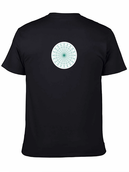 Geometric Mandala Graphic Tee - Modern Menswear