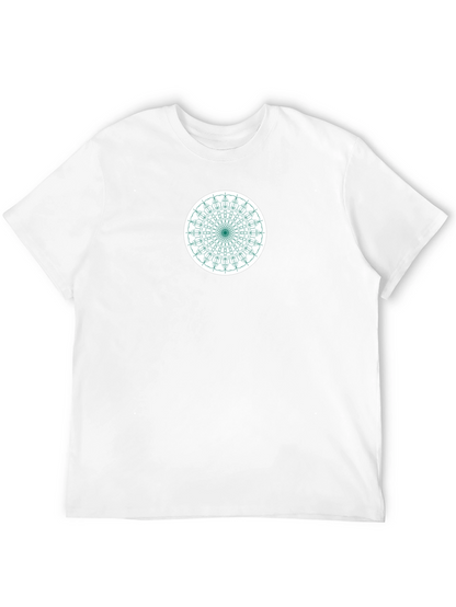 Geometric Mandala Graphic Tee - Modern Menswear
