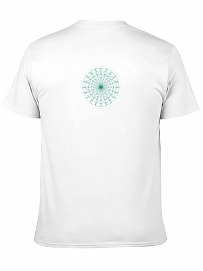 Geometric Mandala Graphic Tee - Modern Menswear