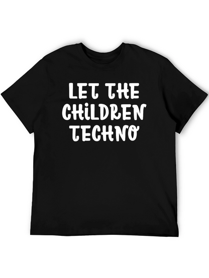 Let The Children Techno Graphic Tee