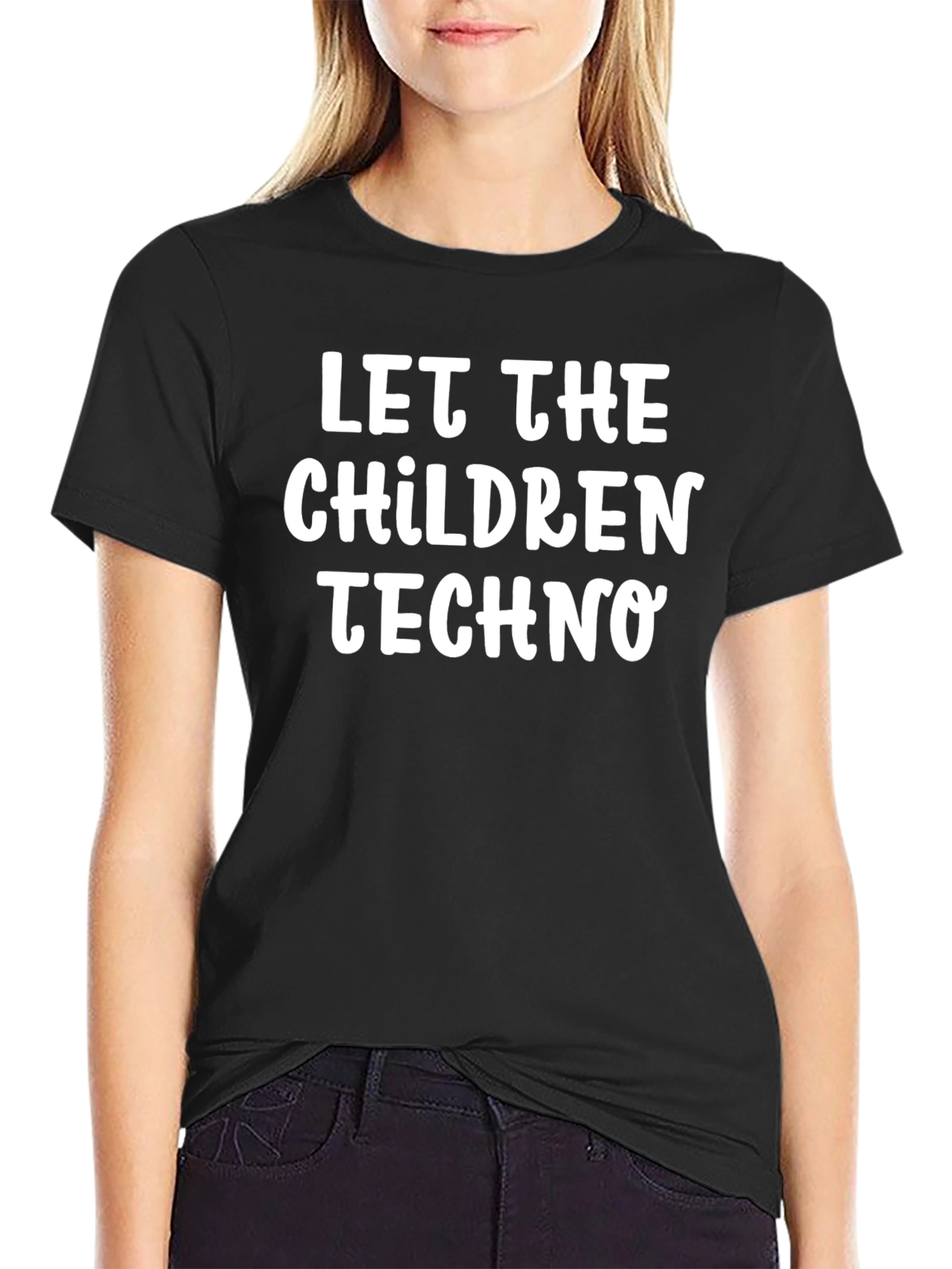 Let The Children Techno Graphic Tee