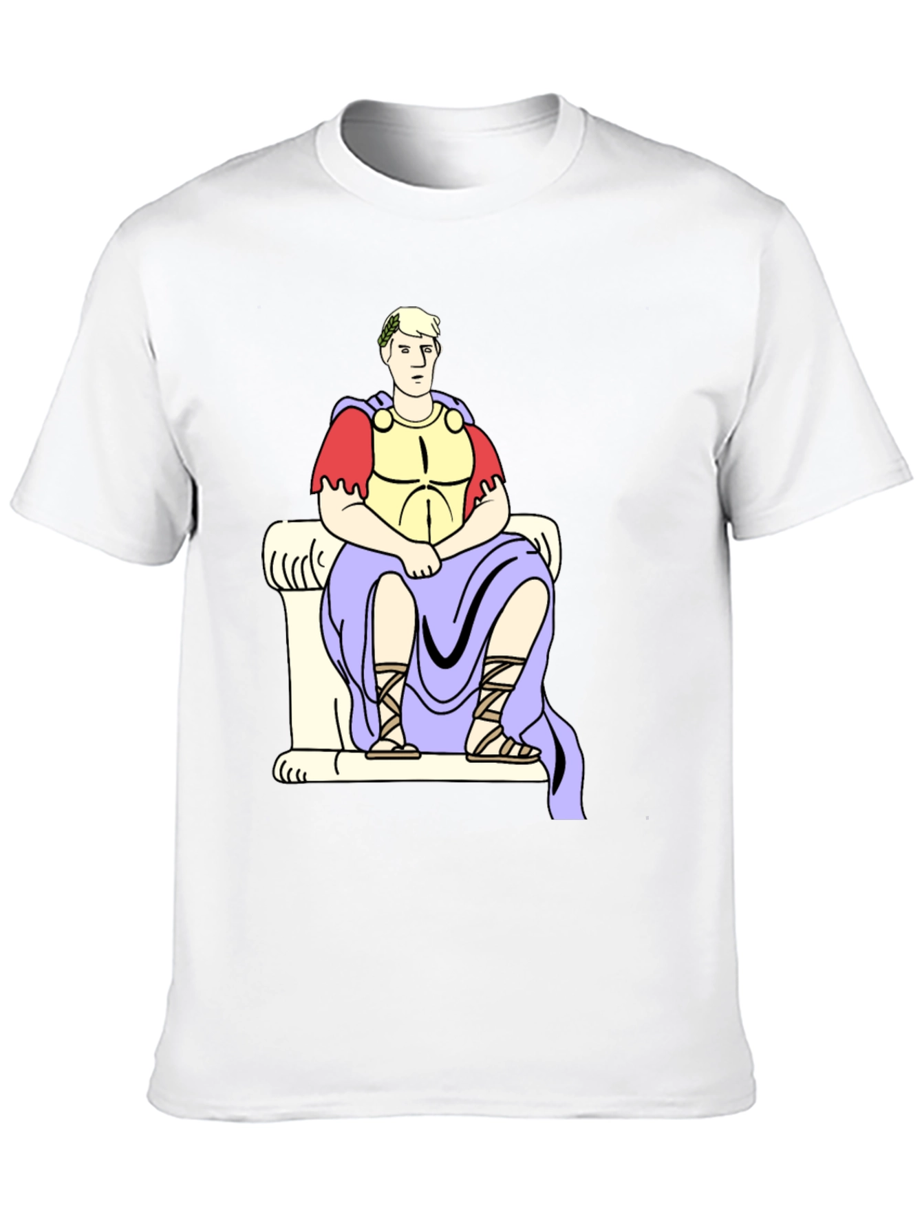 Roman Emperor Graphic Tee - Black