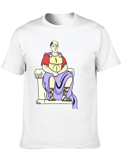 Roman Emperor Graphic Tee - Black
