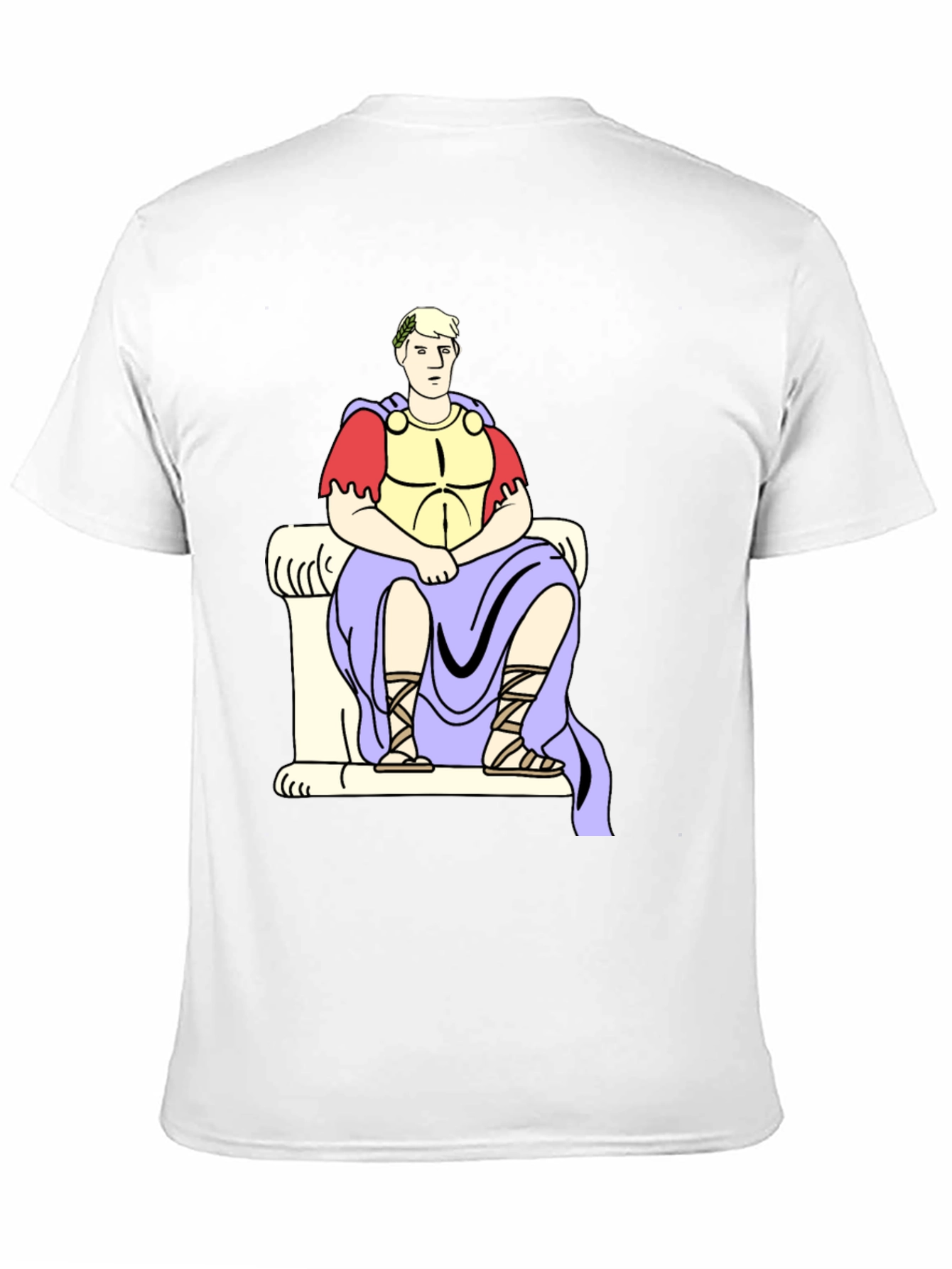 Roman Emperor Graphic Tee - Black