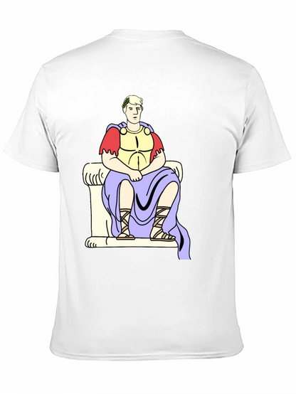 Roman Emperor Graphic Tee - Black