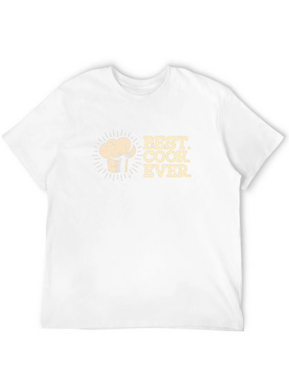 Best Cook Ever Black Graphic T-Shirt