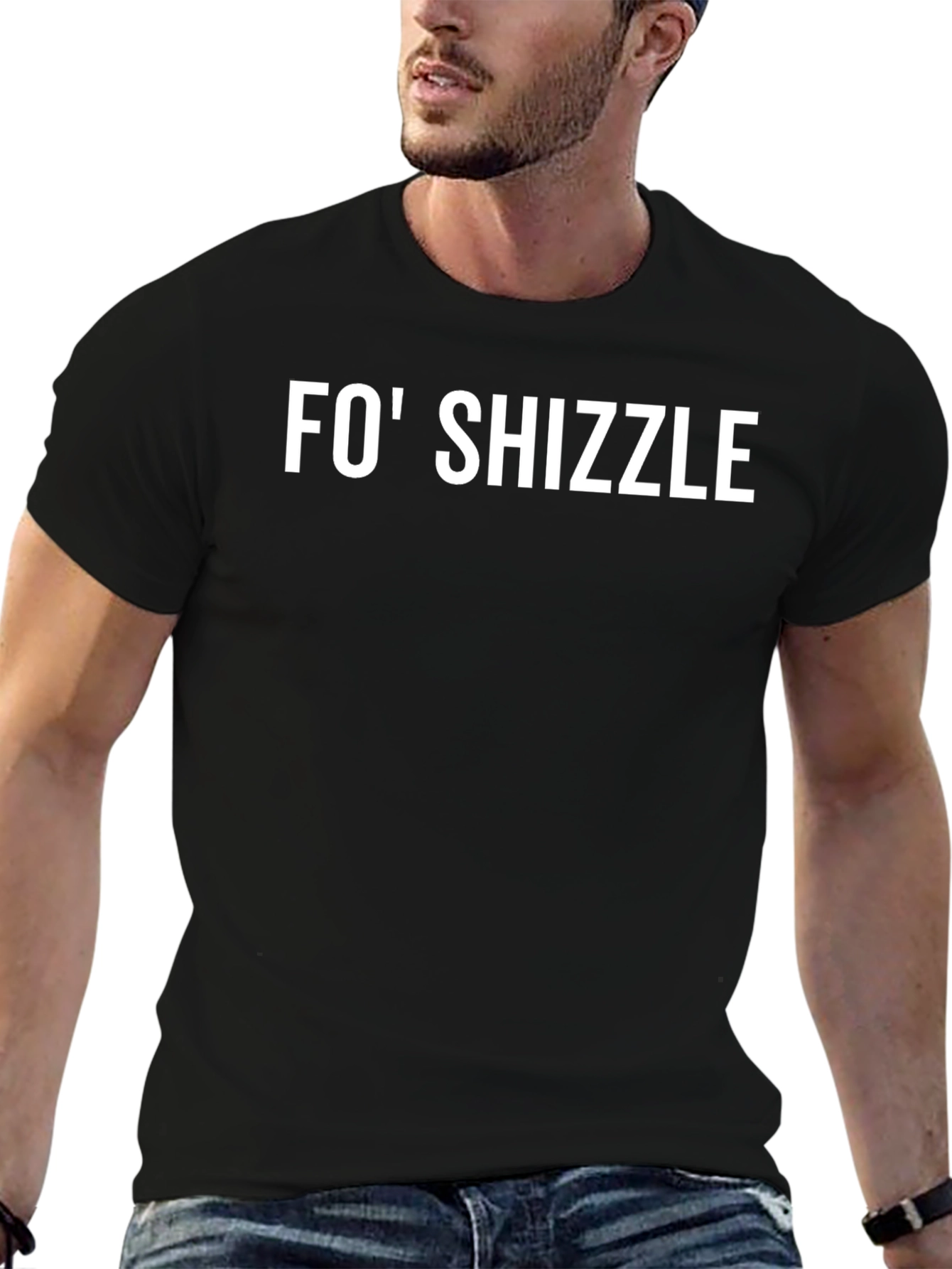 Fo Shizzle Black Graphic Tee