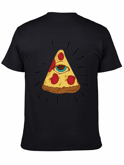 Pizza Eye T-Shirt - Illuminati Foodie Tee