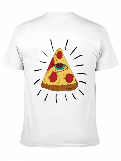 Pizza Eye T-Shirt - Illuminati Foodie Tee