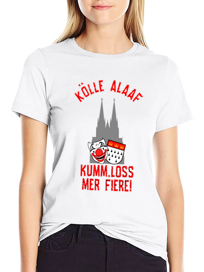 Kölle Alaaf Black T-Shirt - Cologne Carnival Tee