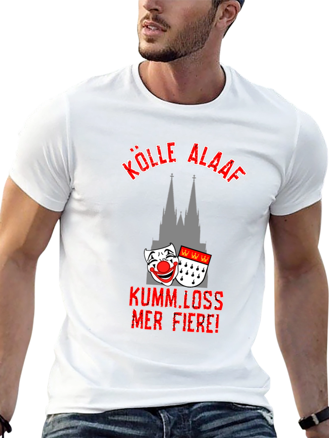 Kölle Alaaf Black T-Shirt - Cologne Carnival Tee