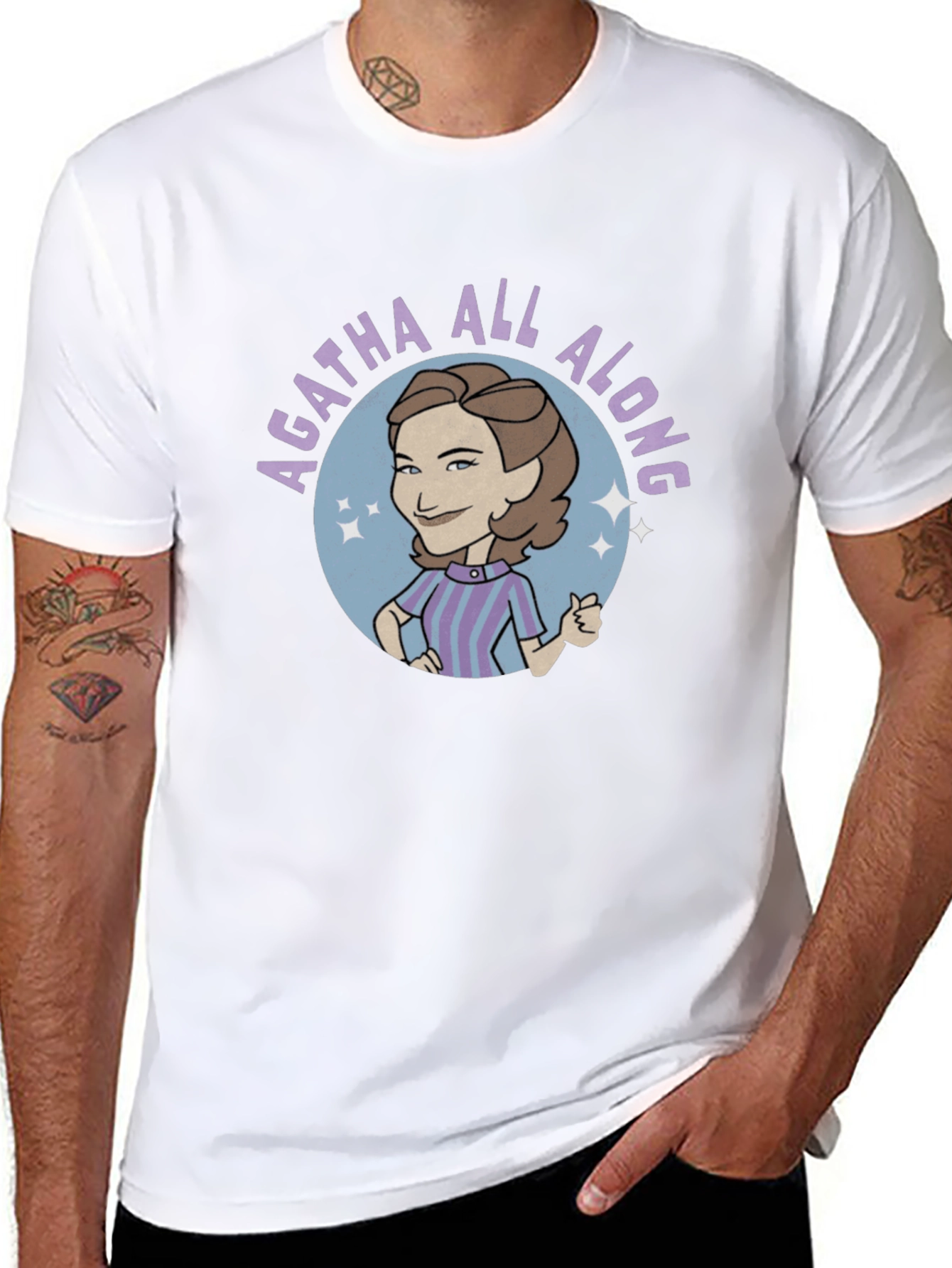 Agatha All Along T-Shirt - Quirky Graphic Tee