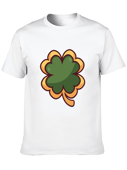 Shamrock Graphic Black T-Shirt - Lucky Charm Tee