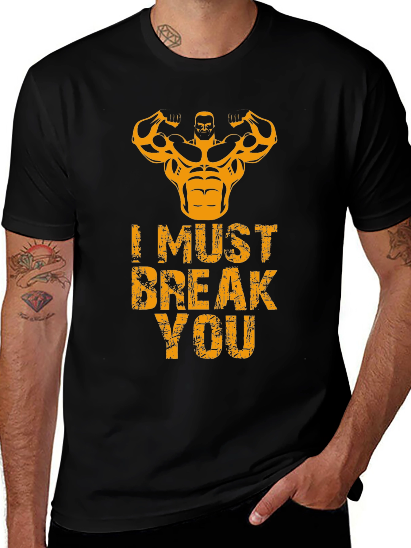 I Must Break You Gym T-Shirt - Black