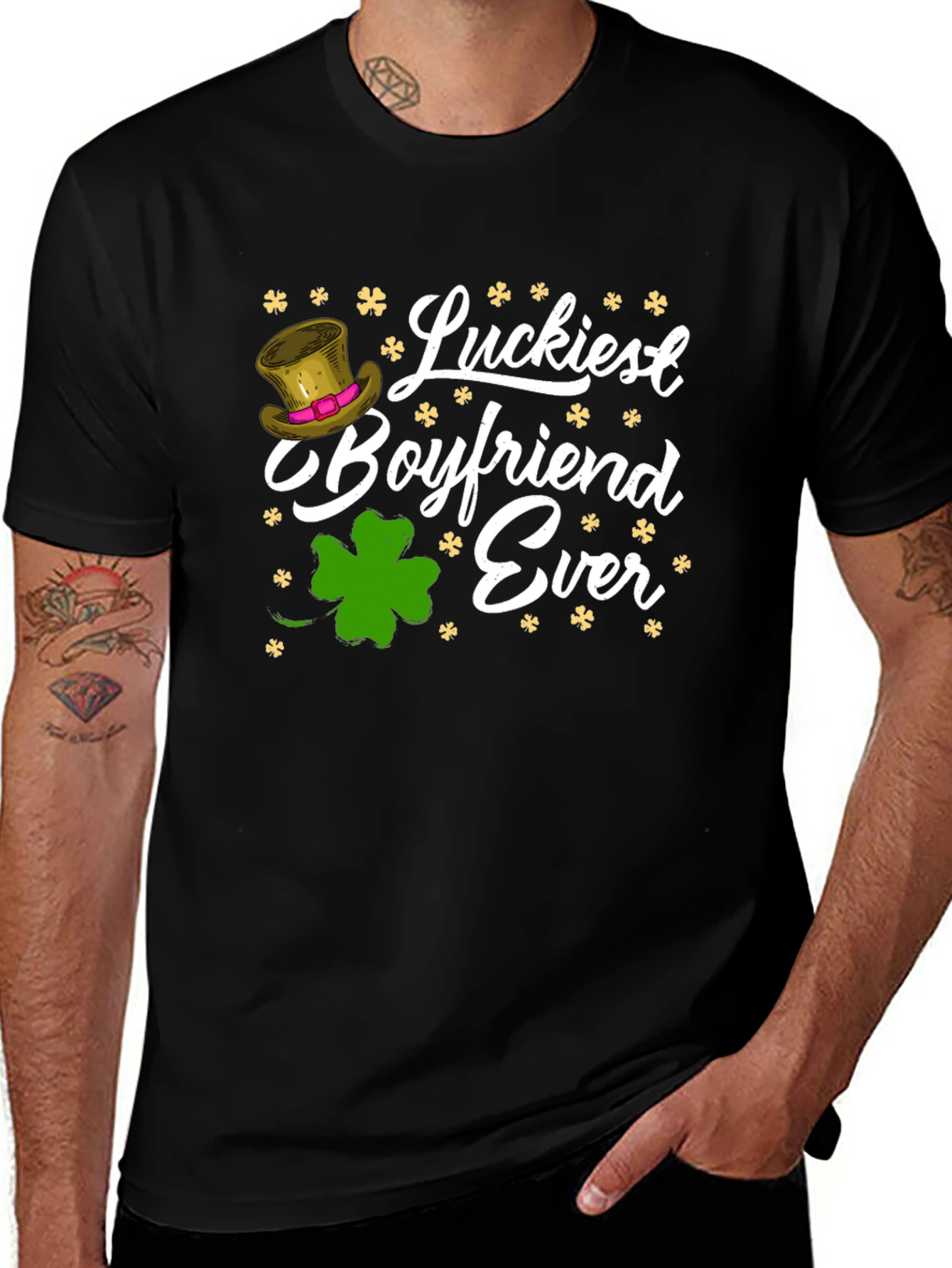 Luckiest Boyfriend Ever St. Patricks Day T-Shirt