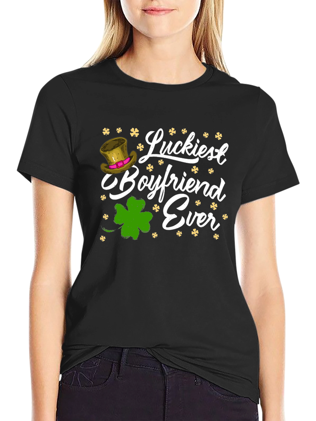 Luckiest Boyfriend Ever St. Patricks Day T-Shirt
