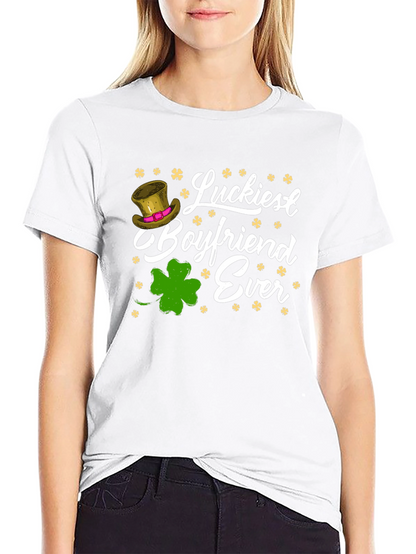 Luckiest Boyfriend Ever St. Patricks Day T-Shirt