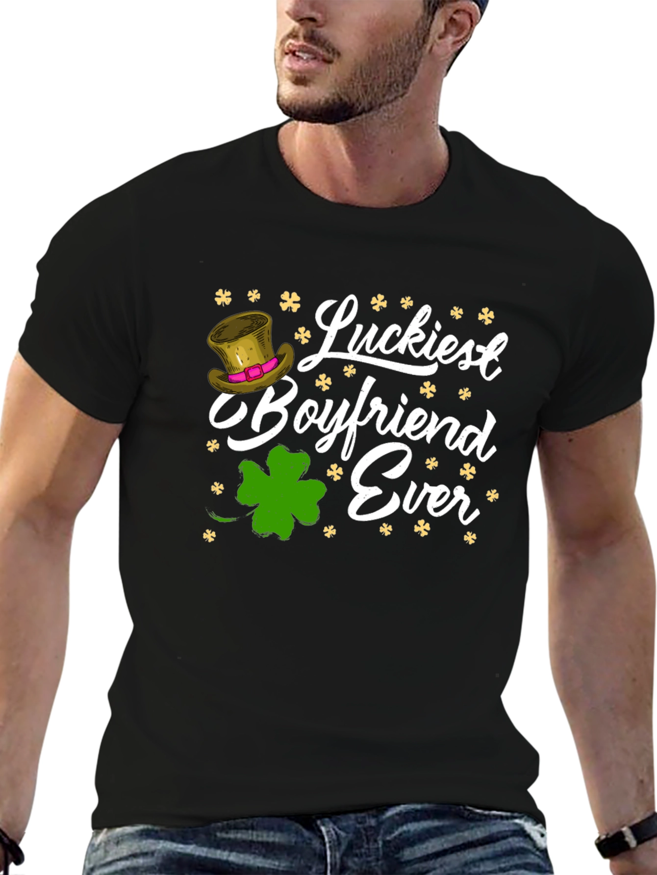 Luckiest Boyfriend Ever St. Patricks Day T-Shirt