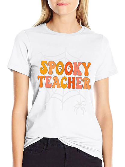 Spooky Teacher Halloween T-Shirt